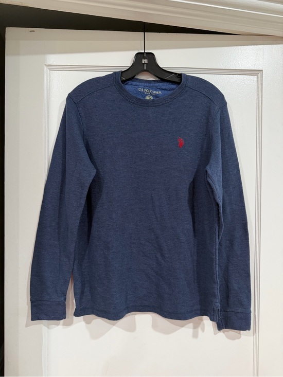 U.S. Polo Assn. Other - U.S. Polo Assn. Navy Long-Sleeve Crew with Red Pony Logo